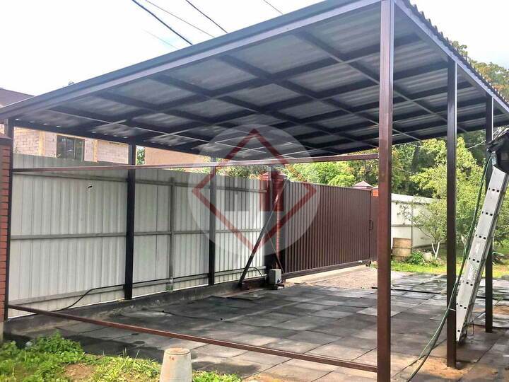 автомобильный односкатный навес
