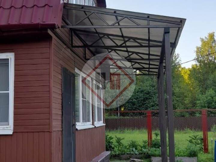 примыкающий навес к дому