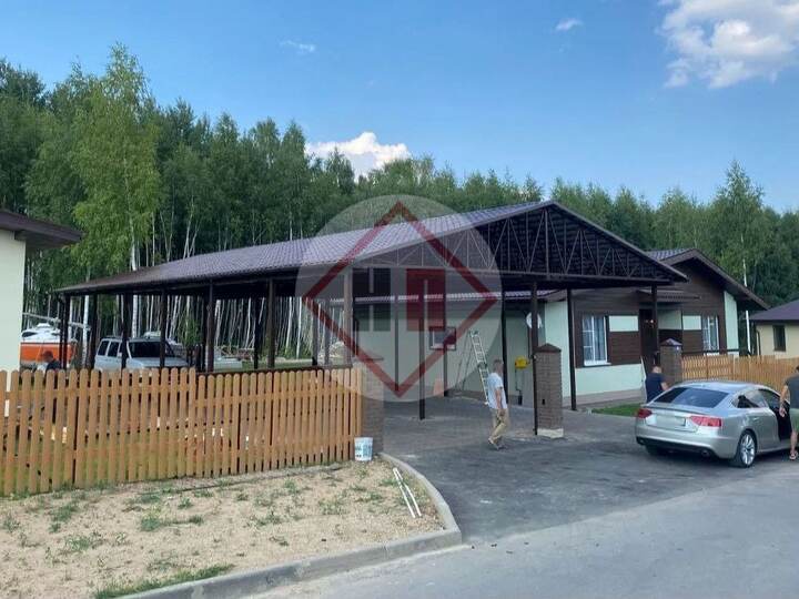 навес для парковки машин