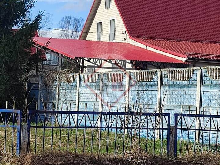 односкатный примыкающий навес из профлиста