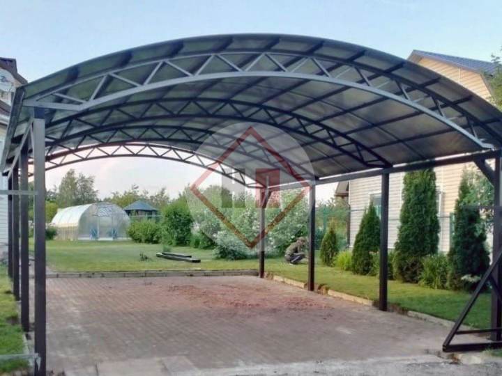 большой арочный навес