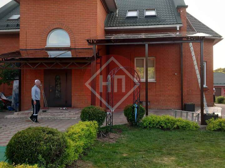 комплект примыкающих навесов к дому