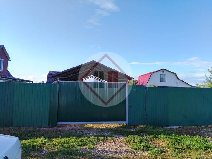 отдельно стоящий двускатный навес