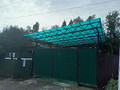 стальной навес для машины